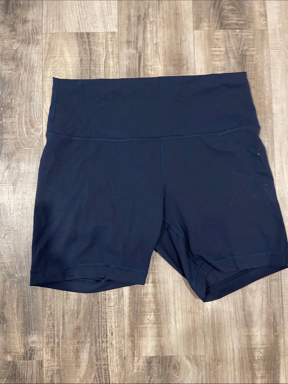 lululemon athletica Navy High-Rise Bike Shorts